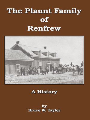 cover image of The Plaunt Family of Renfrew